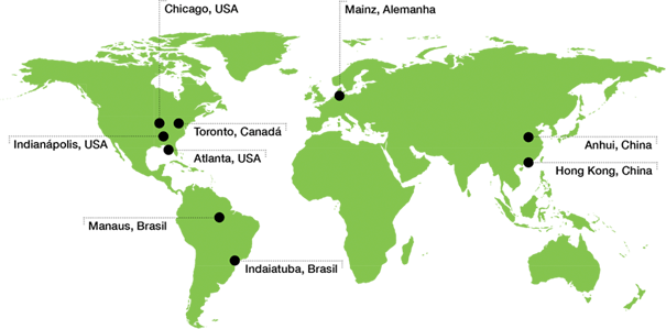 ERS International locations around the world