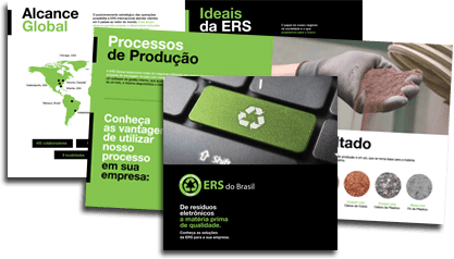 ERS printed materials featuring recycling process